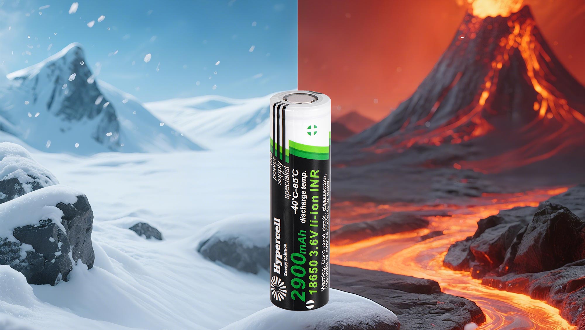 Hypercell INR18650 wide temperature battery