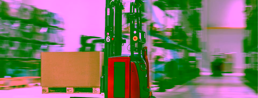 IEC 62619 certified lithium-ion battery pack integrated into industrial AGV(linde) system
